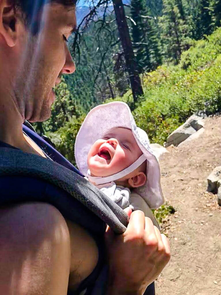 Hiking Lake Tahoe with baby