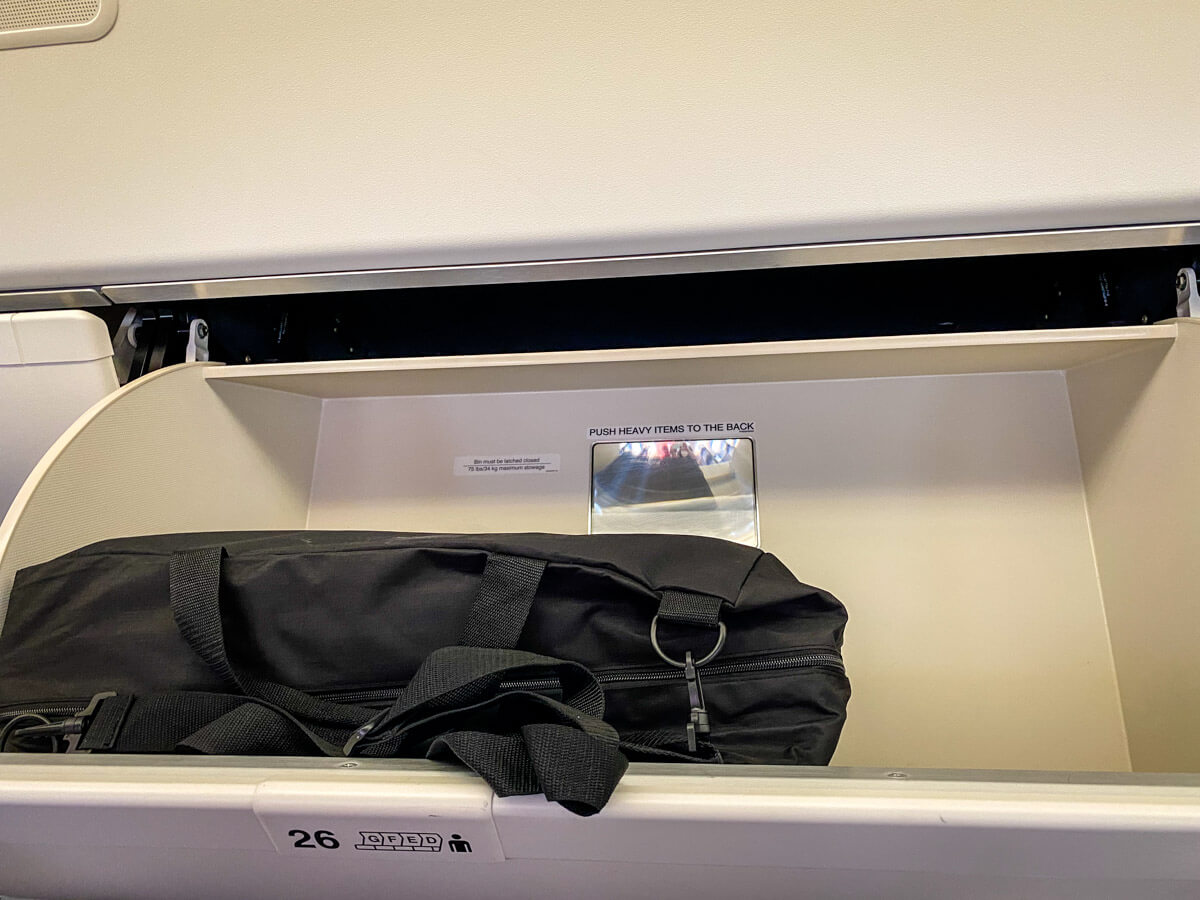 Inglesina Quid is a lightweight easy to fold stroller fits in airplane overhead bin.