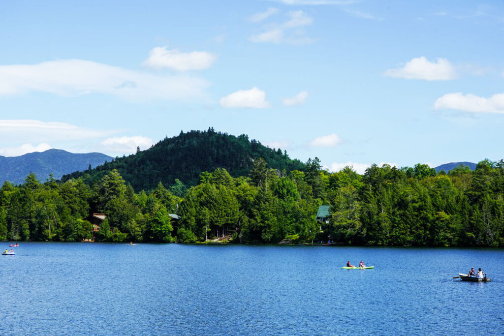 Mirror Lake - Lake Placid family vacation