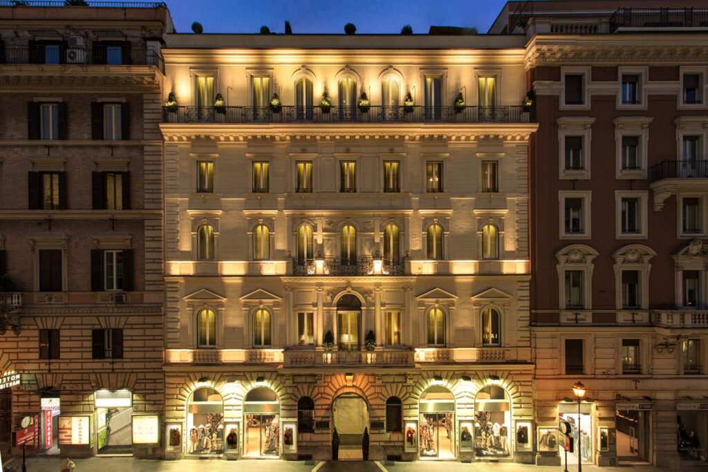 when on a family trip to Rome with a baby, consider a stay at Hotel Artemide - it's one of the best hotels in Rome for a stay with a baby