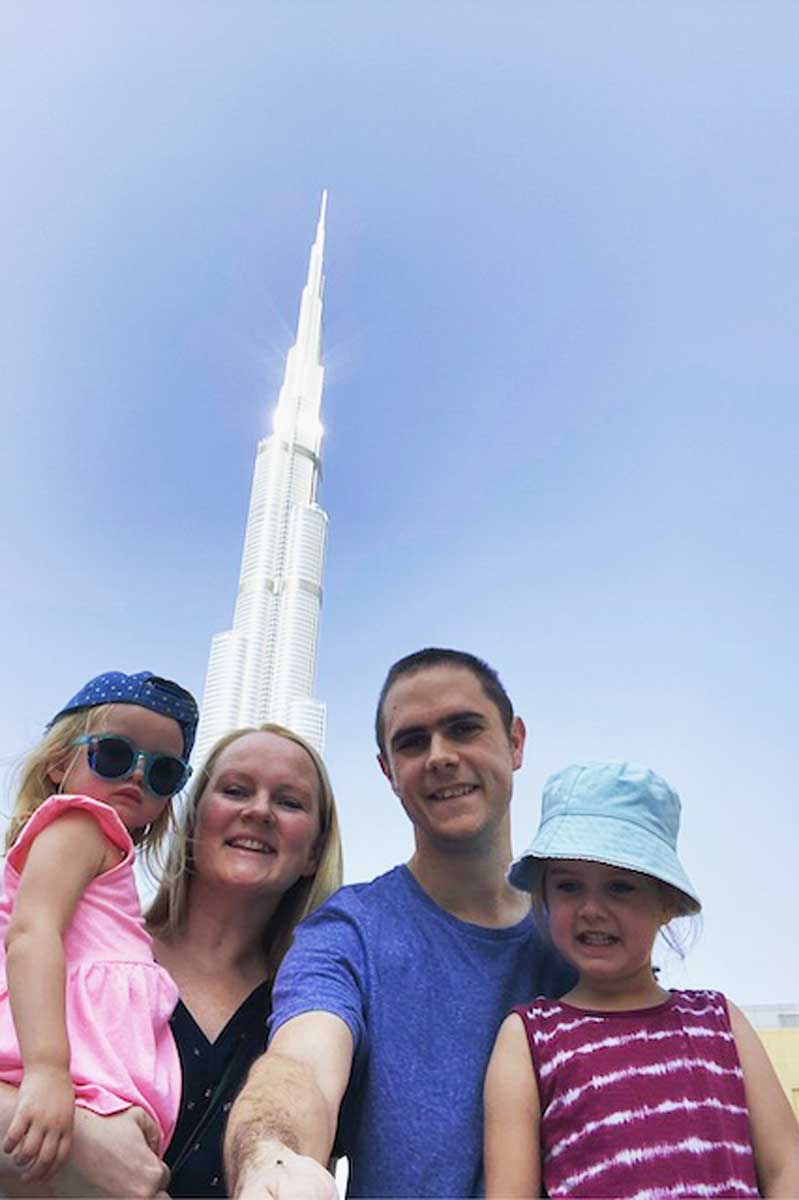 family holiday to Dubai with a toddler