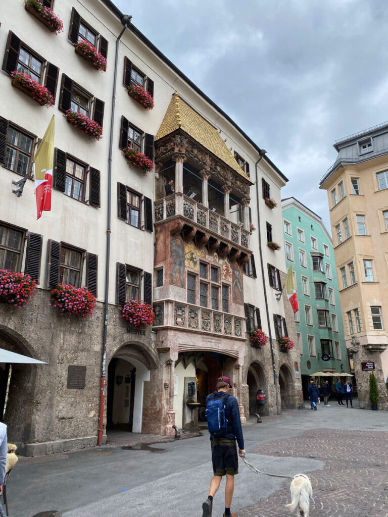 Innsbruck with a baby