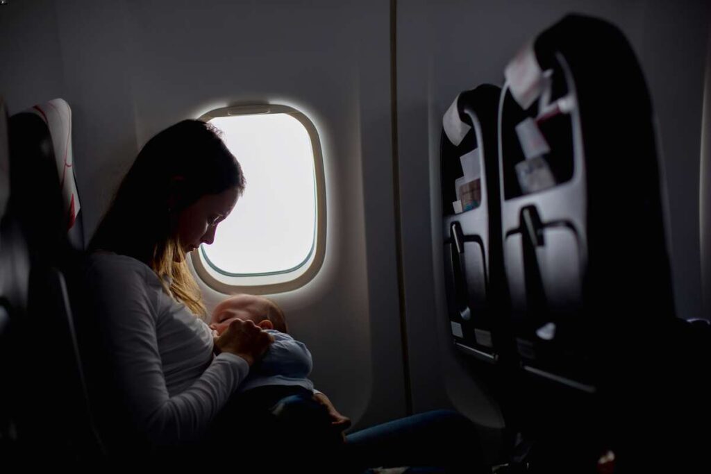 flying with breast milk or breastfeeding