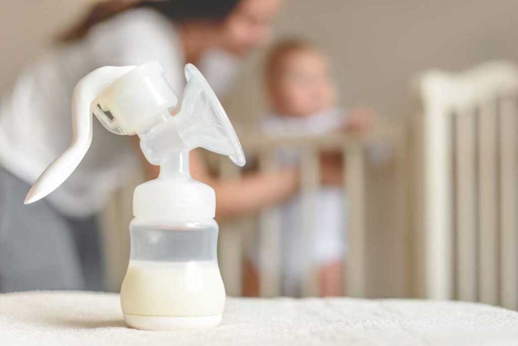 portable breast pump for travel with baby