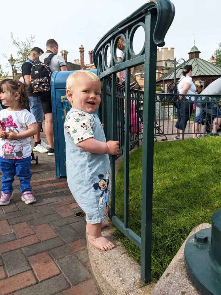 Baby at Disneyland Paris