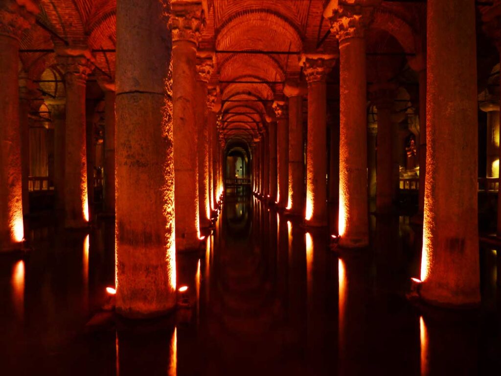 Basilica Cistern in Istanbul, Turkey