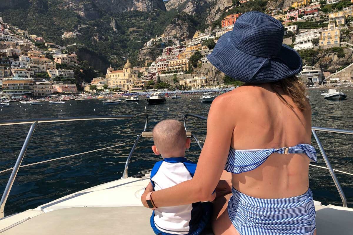 kid-friendly boat ride in the Amalfi Coast