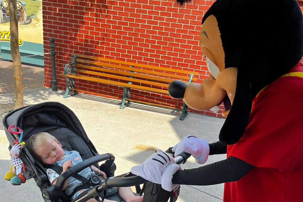 Disneyland Paris - baby in stroller