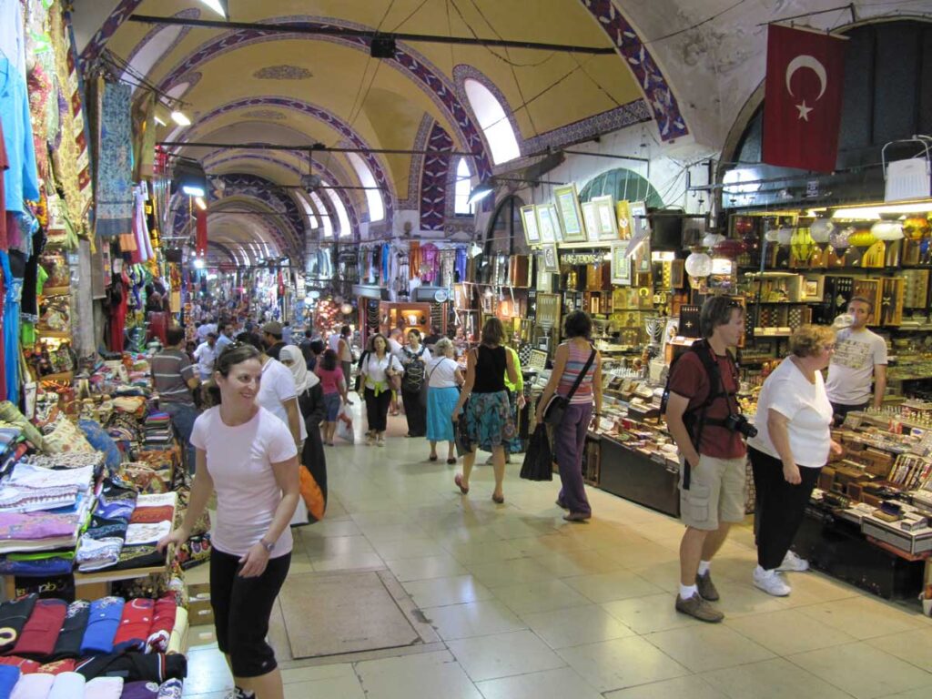 Grand Bazaar in Istanbul, Turkey