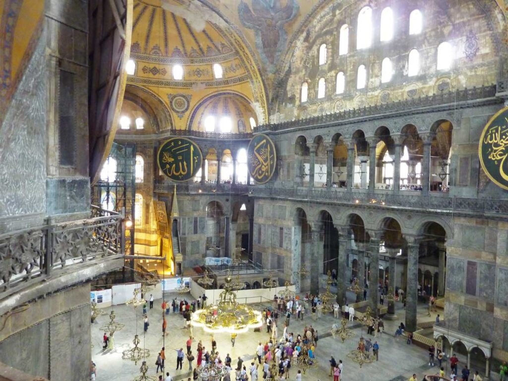 Interior Hagia Sophia Istanbul Turkey