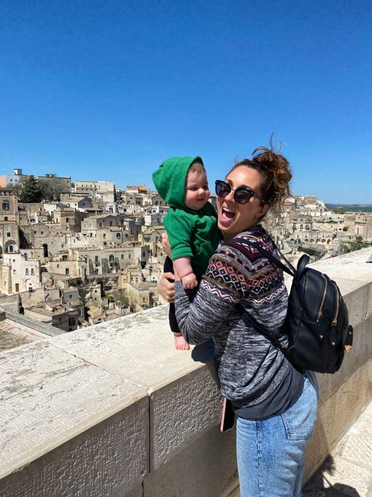 Matera with a Baby