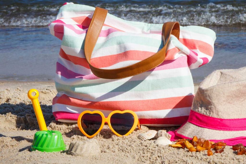 beach bag for taking baby to beach