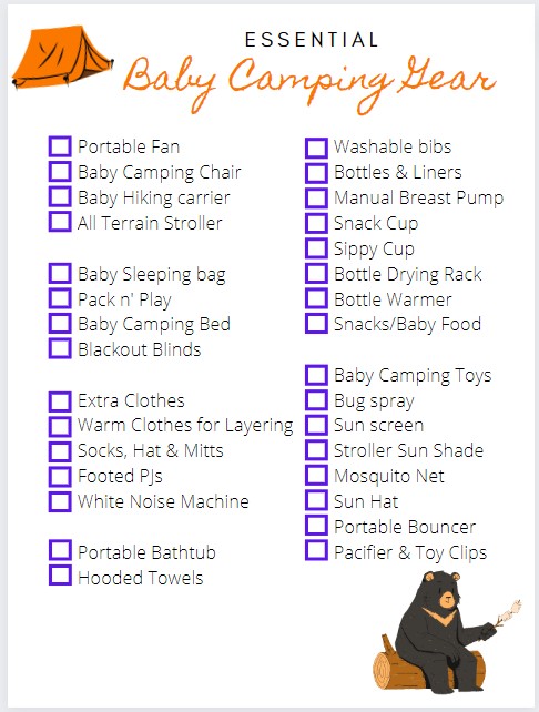 Camping with a Baby Checklist IMG