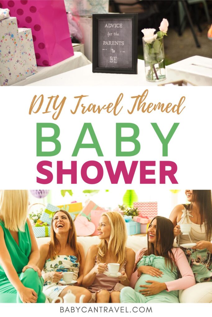 DIY Travel Themed Baby Shower PIN