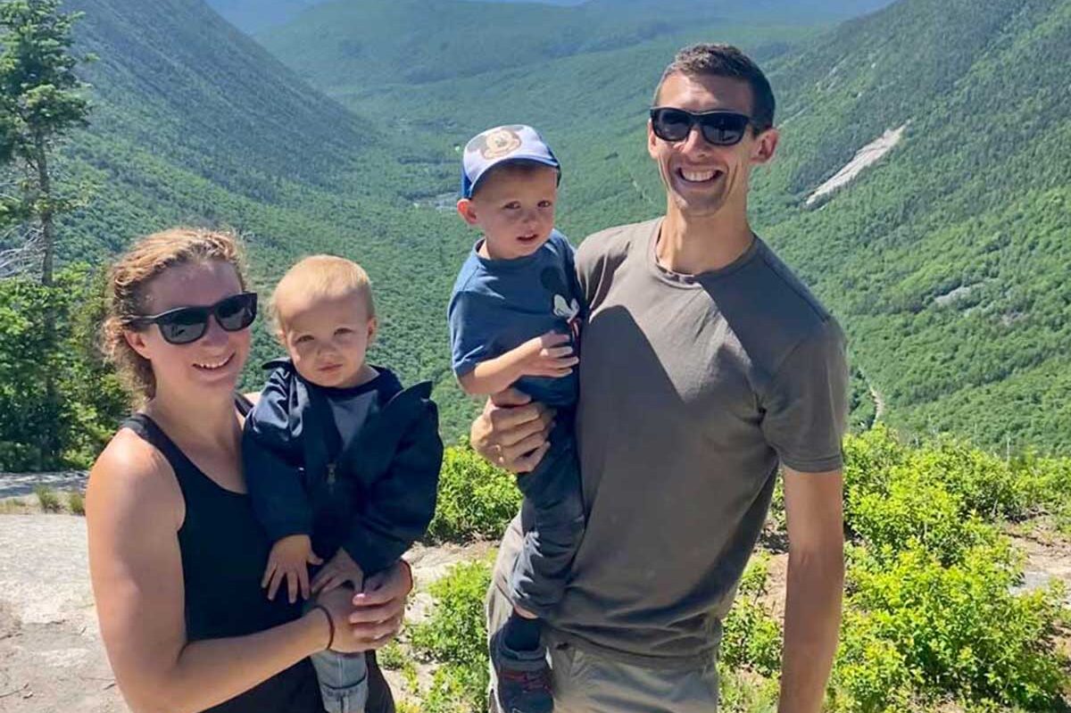 Hiking in the White Mountains with a Baby and Toddler