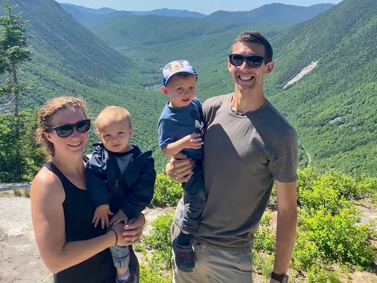 Hiking in the White Mountains with a Baby and Toddler