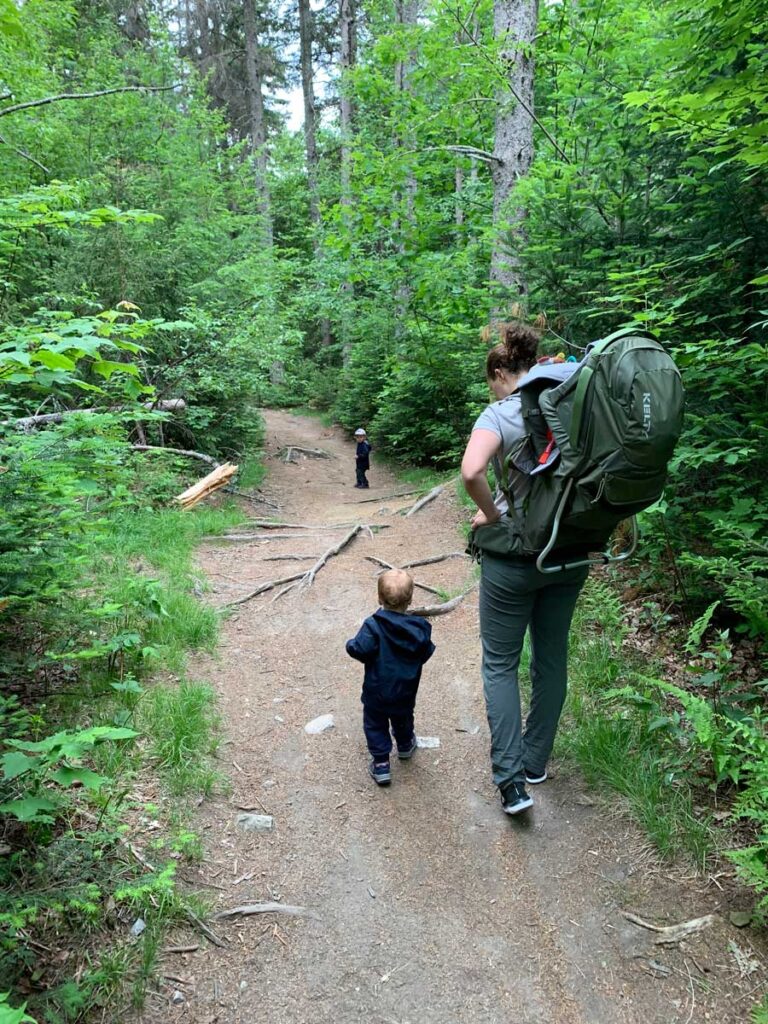 Hiking with toddler - Black Cap White Mountains