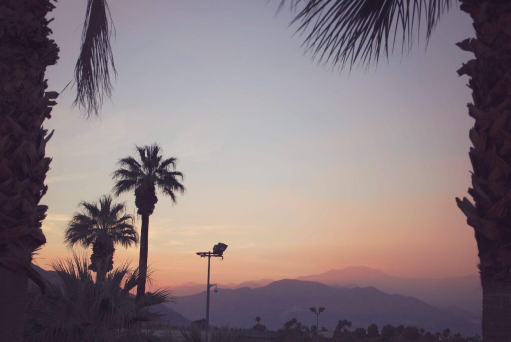 Sunset in Palm Springs