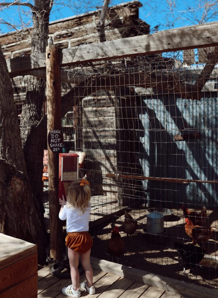 toddler at Pioneertown - things to do around Palm Springs with toddlers