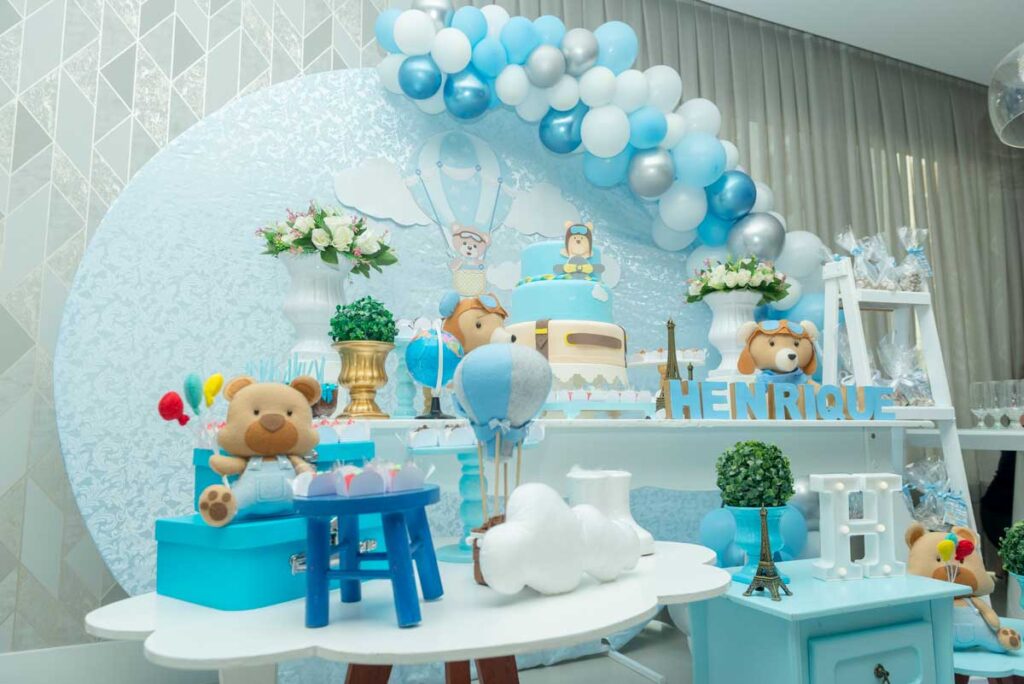 travel themed baby shower decorations