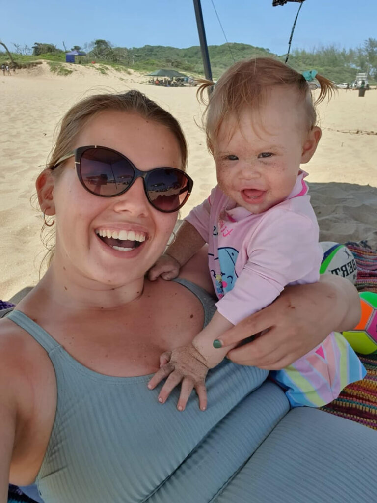 Visiting South Africa with toddler - Cape Town Beach