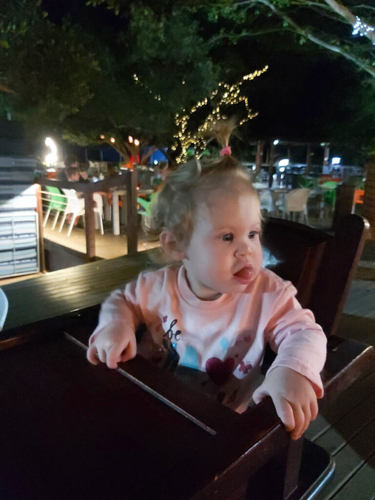 eating out in Cape town with Toddler