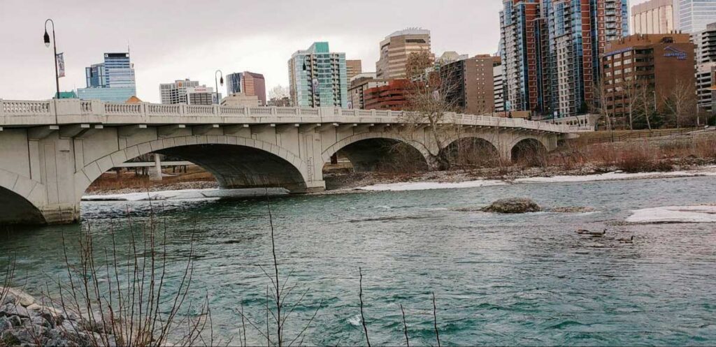 Calgary Bow River Downtown