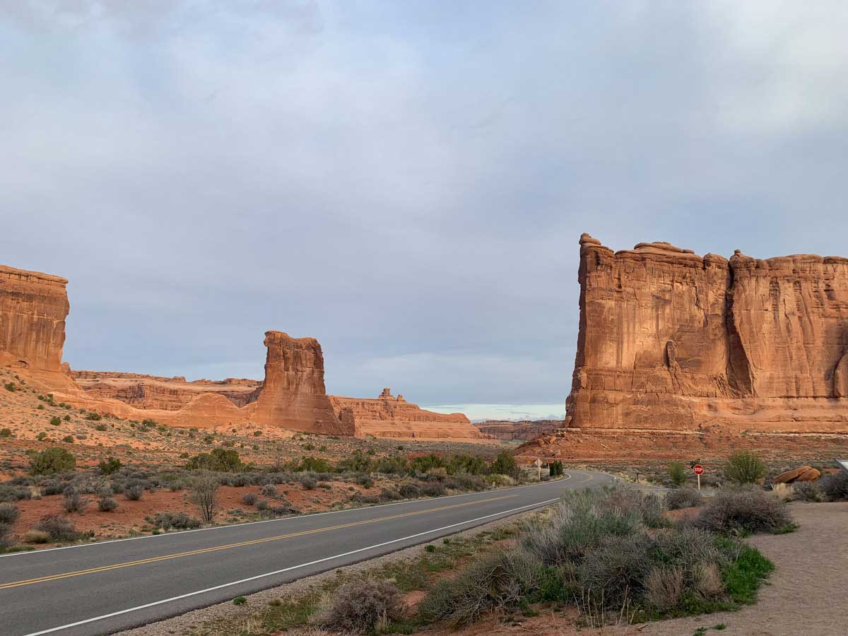 Main Road in Arches National Park