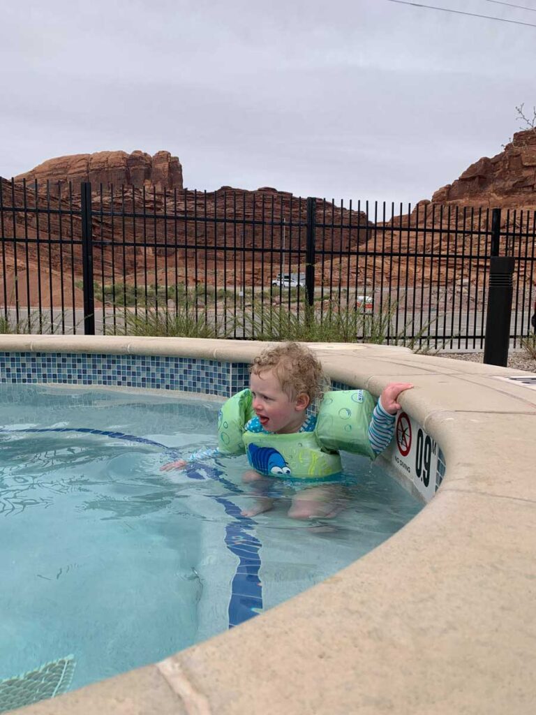 Moab Marriott Where to stay in Moab with toddler or baby