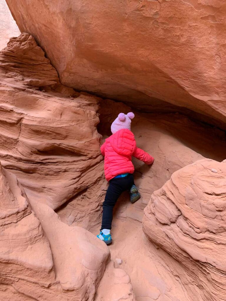 Sand Dune Arch Trail - best hikes with toddlers in Arches National Park