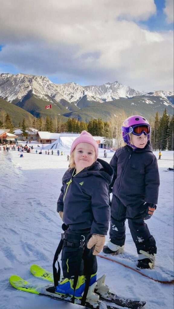 best things to do in calgary with toddlers - skiing at Winsport