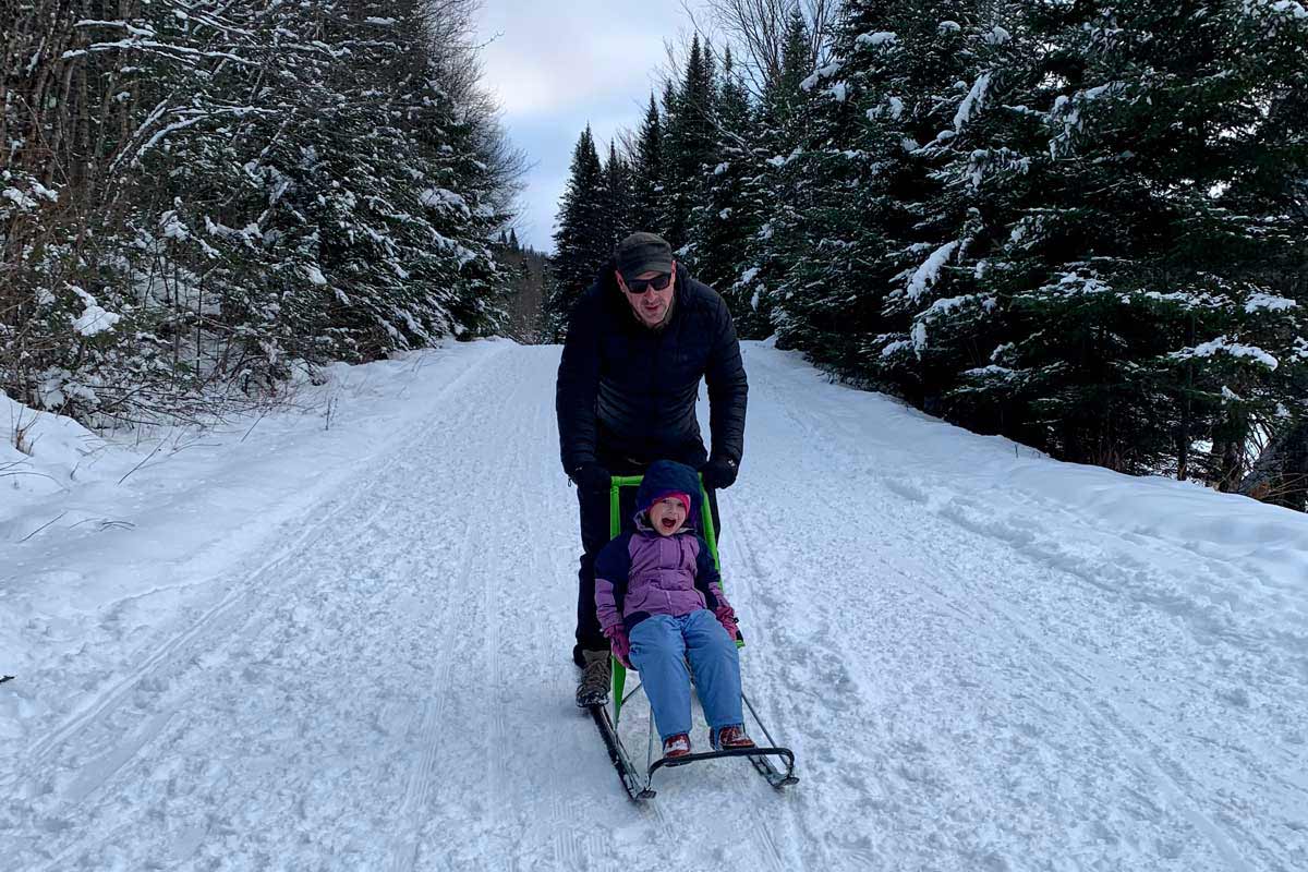 Quebec City in Winter with Toddler