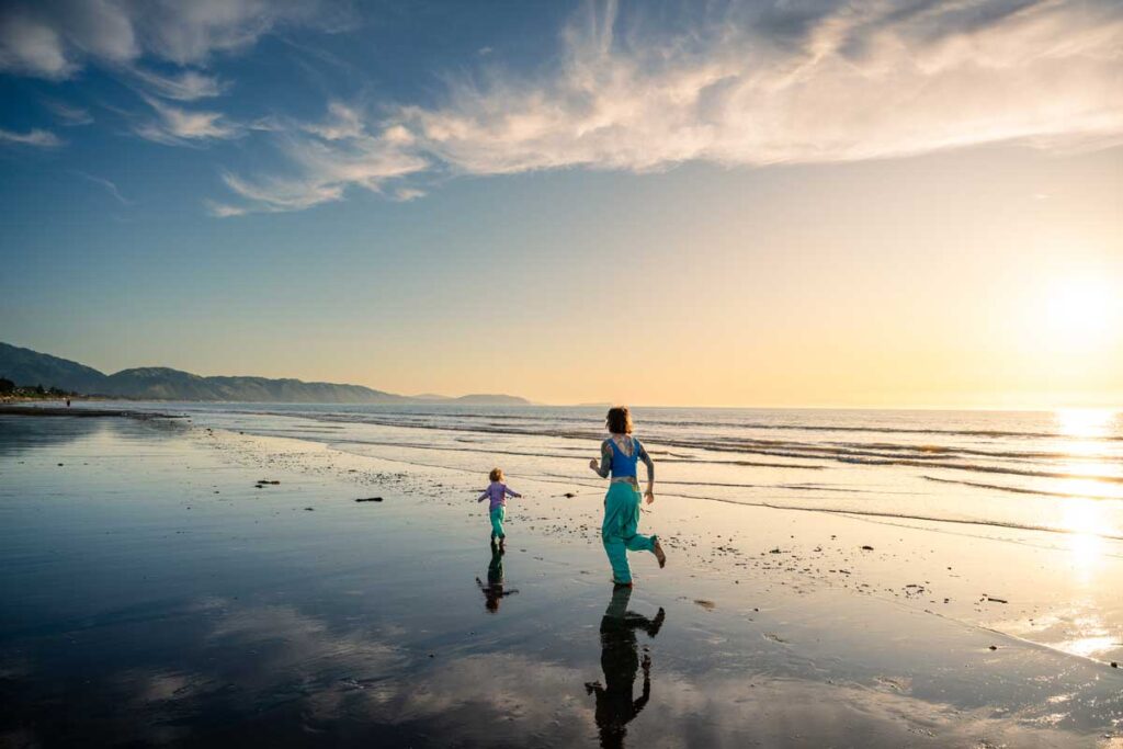 Raumati Beach Family Holiday in New Zealand