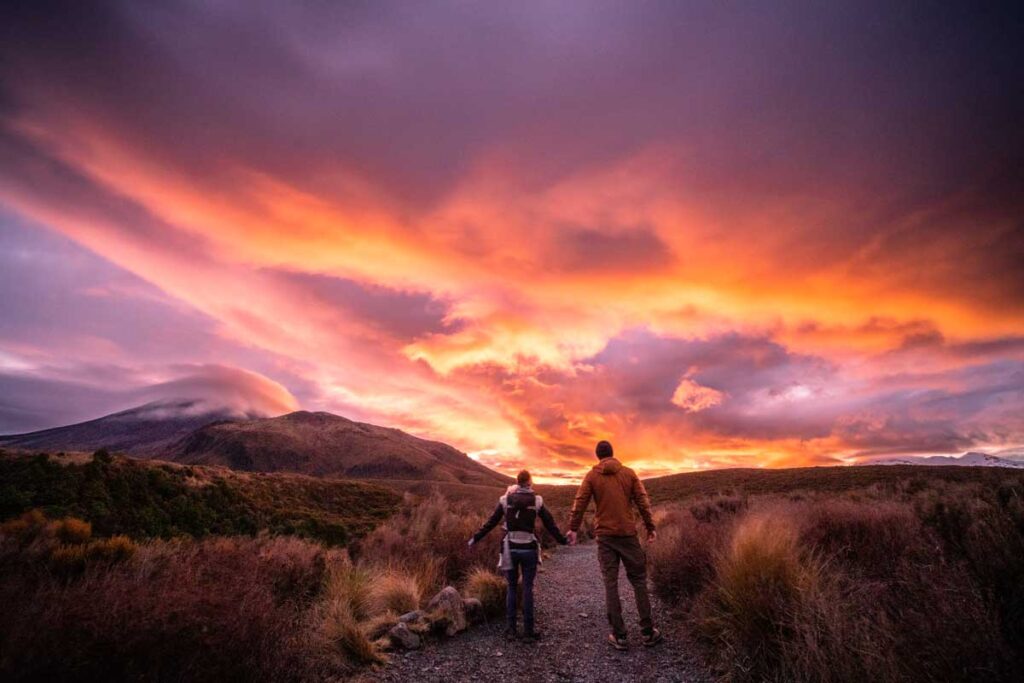 Tongoriro Alpine Crossing with Toddler in New Zealand