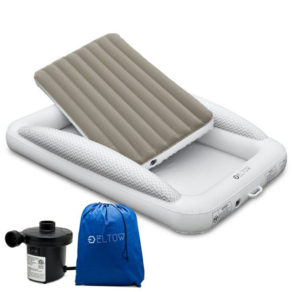 Eltow inflatable mattress for toddlers.