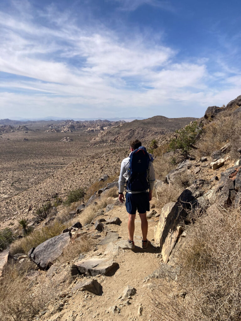 Hiking Ryan Mountain in Joshua Tree with a Baby