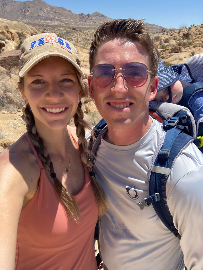 Hiking in Joshua Tree with a Baby