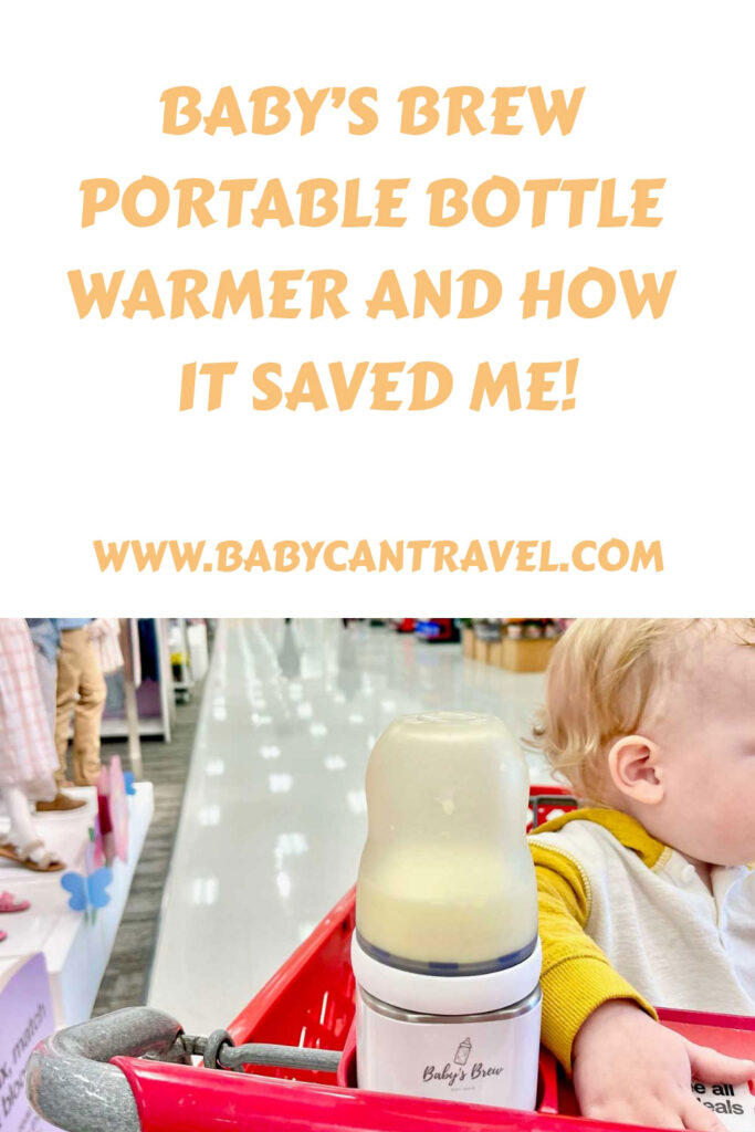 Introducing the Baby's Brew Portable Bottle Warmer - the ultimate baby travel gear that made my life as a parent so much easier! Thanks to this amazing product, I no longer have to worry about staying home or finding a way to warm up bottles while on-the-go. It's compact, convenient and easy-to-use design has been a game-changer for me and my family.