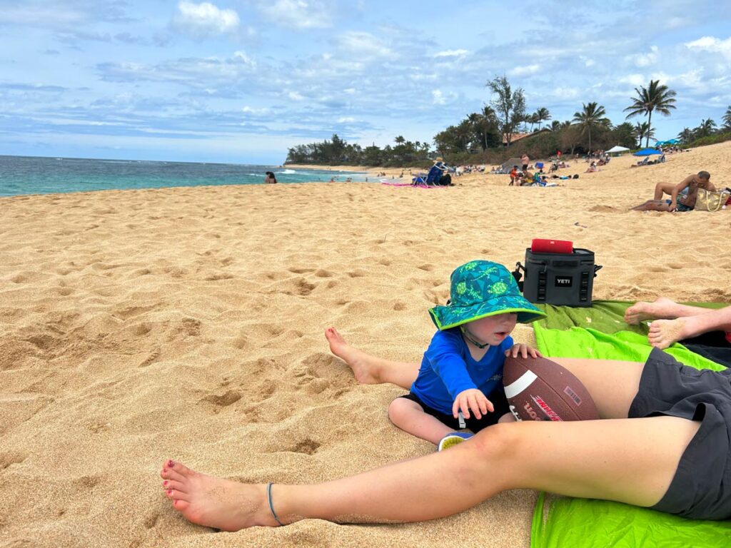 Beaches with toddlers in Hawaii