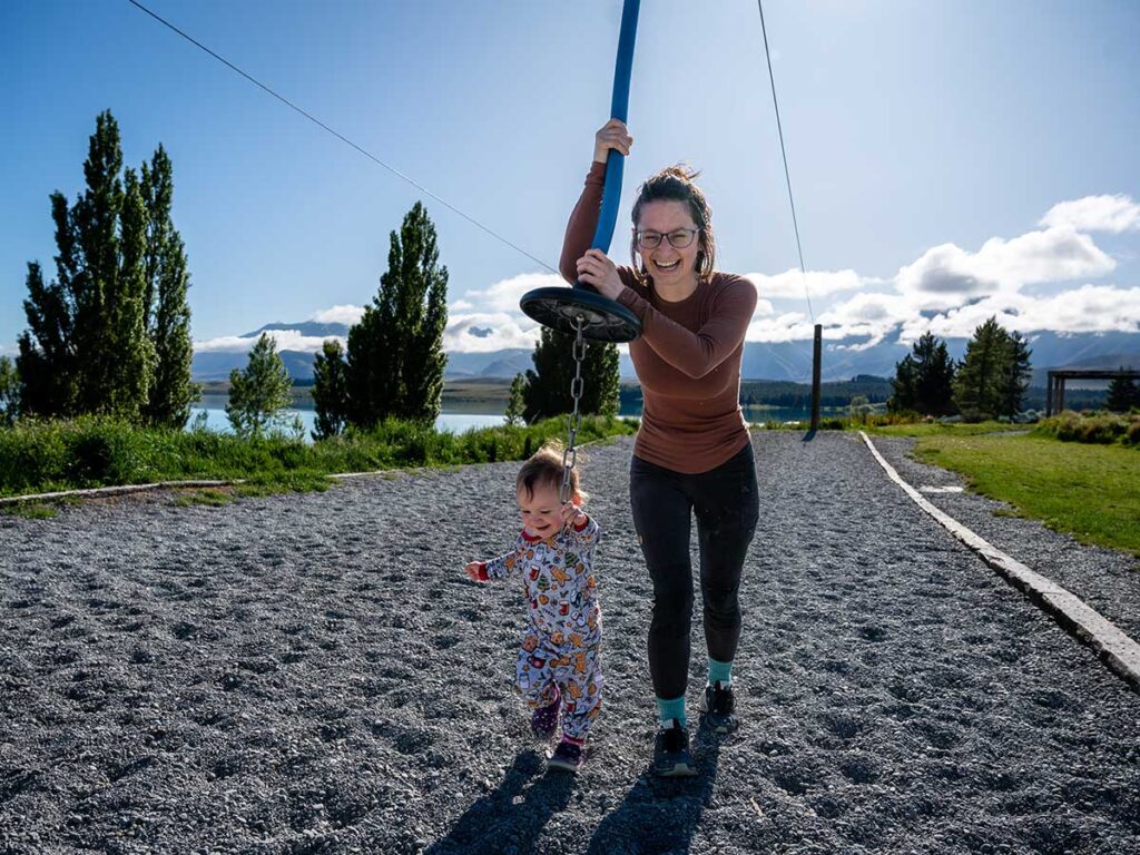 Lake Tekapo with a toddler in New Zealand