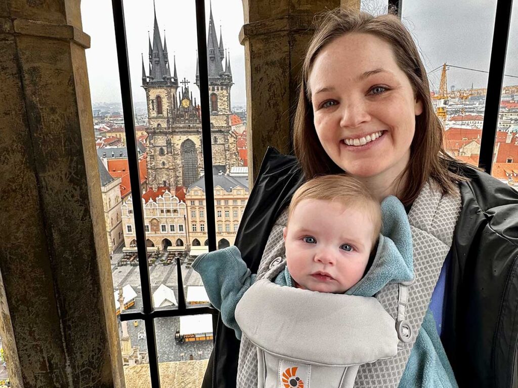 Visiting Prague with baby