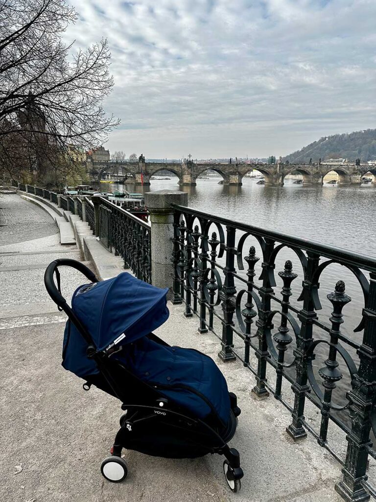 Using a stroller in prague