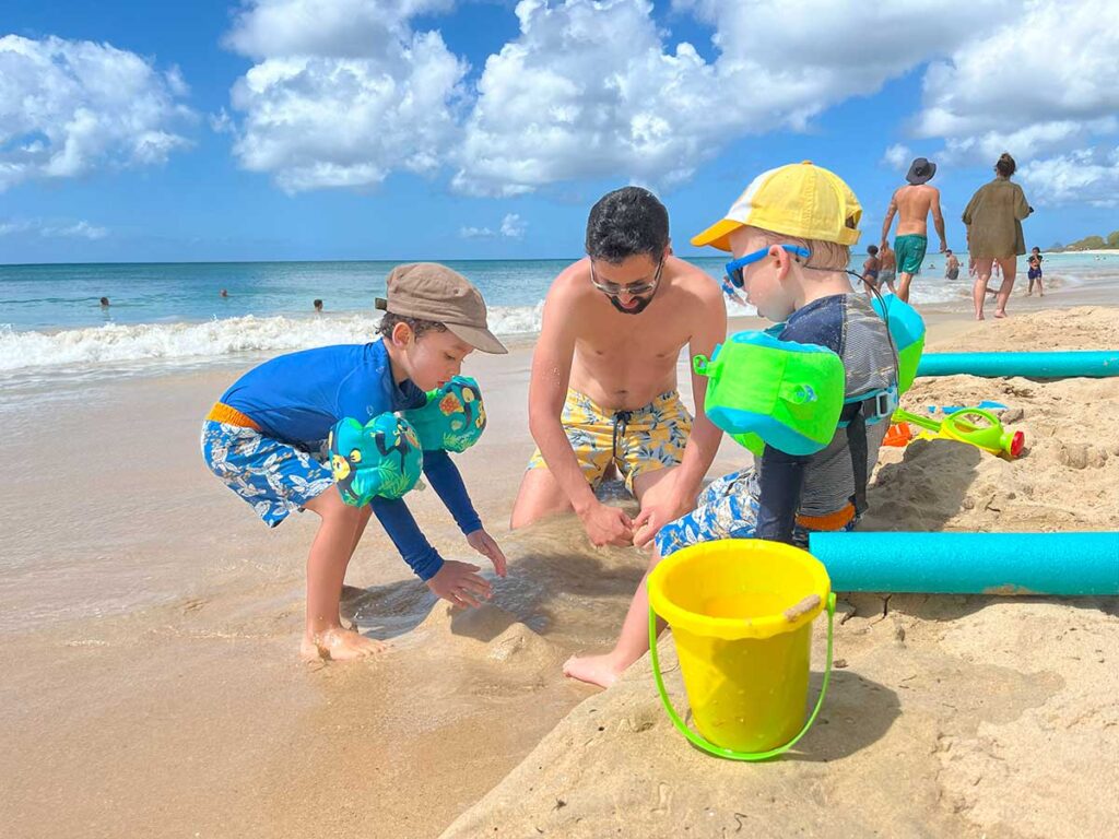 beaches in Martinique - best things to do with toddlers