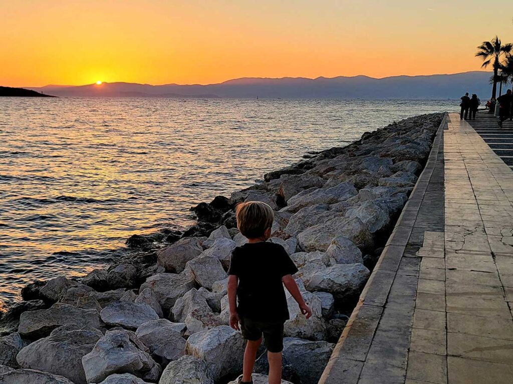 boardwalk along Cesme Beach