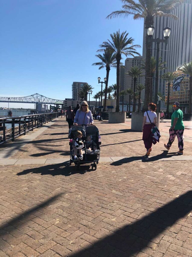 Family on the French Quarter. 